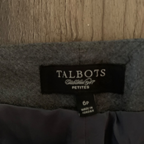 Talbots petites Heritage wool and spandex trousers. - Picture 2 of 5
